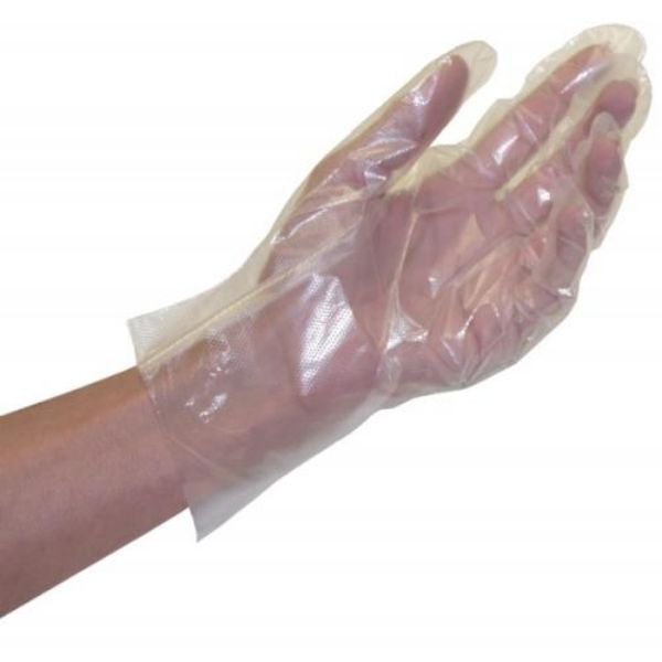 Picture of PKT OF 100 POLYETHYLENE DISPOSABLE GLOVES (EXTRA LARGE)